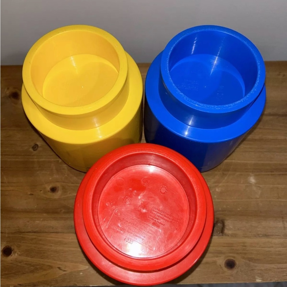 Lego Storage Bricks 3 Different Colors Building - Create - Picture 3 of 4